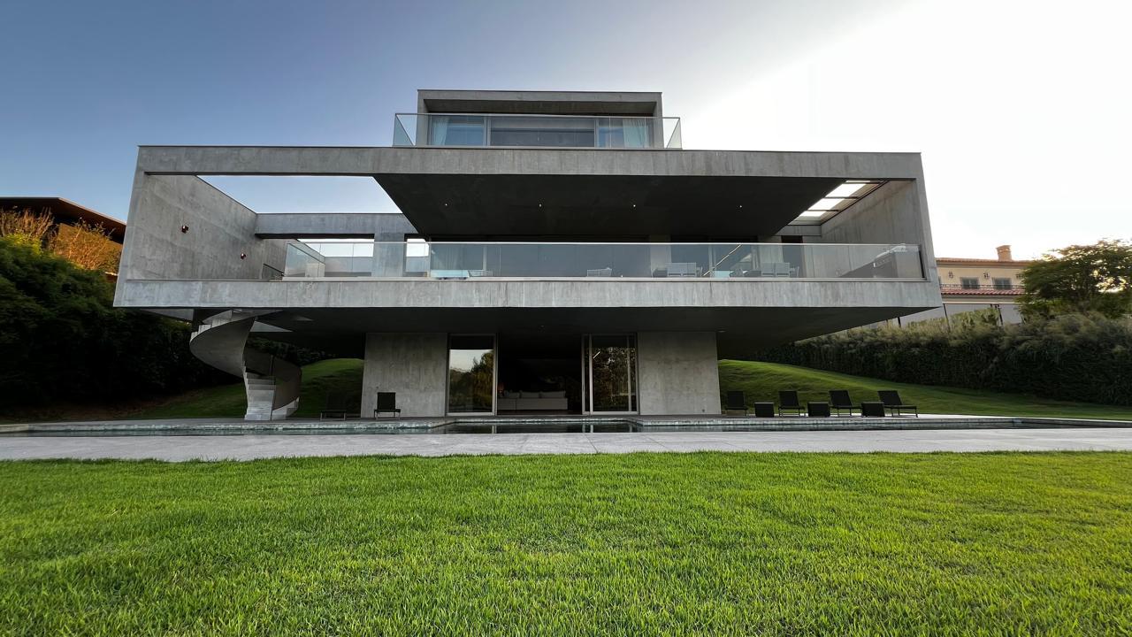 Fachada frontal da residência